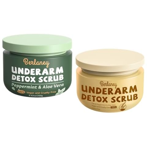 Armpit Detox Scrub 8.8 oz with Peppermint + Oat Armpit Detox Scrub 8.8 oz with Peppermint, Helps on Removing Odor, Deep Cleanse & Exfoliating Cover