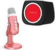 Amazon.com: ZealSound Gaming USB Pink Microphone with Quick Mute for ...