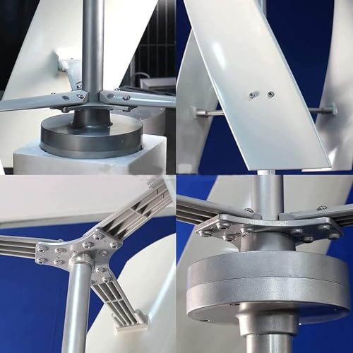 Kit generador de turbina eólica con Controlador de Carga, Equipo productor de Electricidad Vertical, generador de turbina eólica de Eje Vertical de 20000 W, Kit de energía de Molino de vient