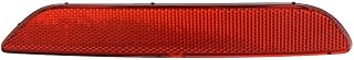 KarParts360 For Volkswagen Taos 2022 2023 Reflector Passenger Side | Rear CAPA | Red Lens | Snap-In | Plastic Lens | Excluded Park Distance Control | Replacement For VW1185116, VW1185116C | 2GJ945106