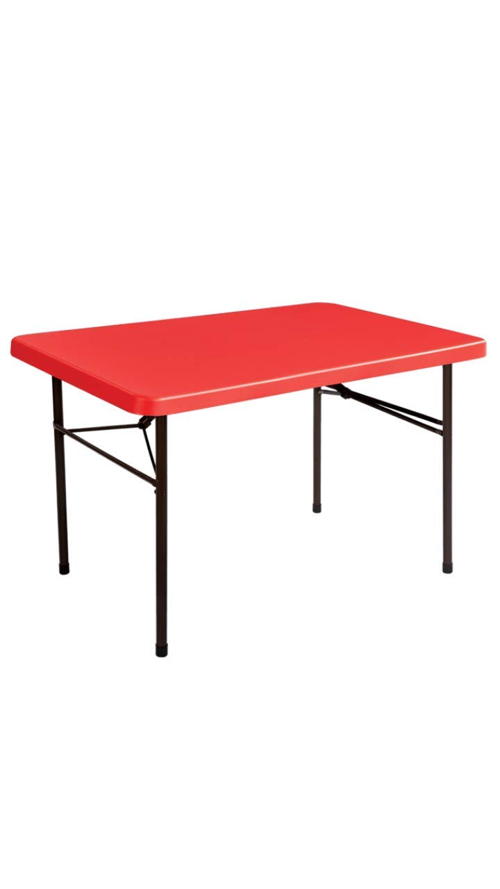 Supreme Swiss Blow Moulded Dining Table,Red