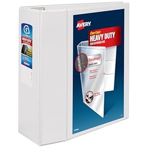 Avery Robuster Ordner, 12,7 cm, Weiß