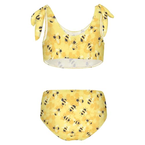 Image of Boccsty Cute Crab Red Blue Girls Swimsuits Kids Bikini Sets 2 Pcs Bathing Suit for 3T