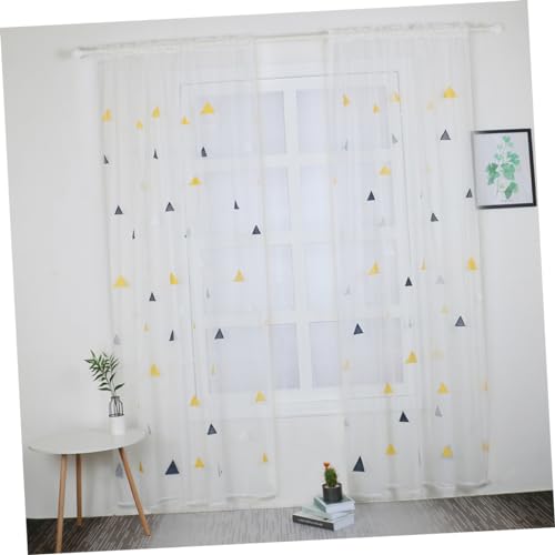 HEALEEP 3 Peças Cortinas De Quarto Infantil Cortinas De Voile Cortinas De Saia Decoração De Quarto I