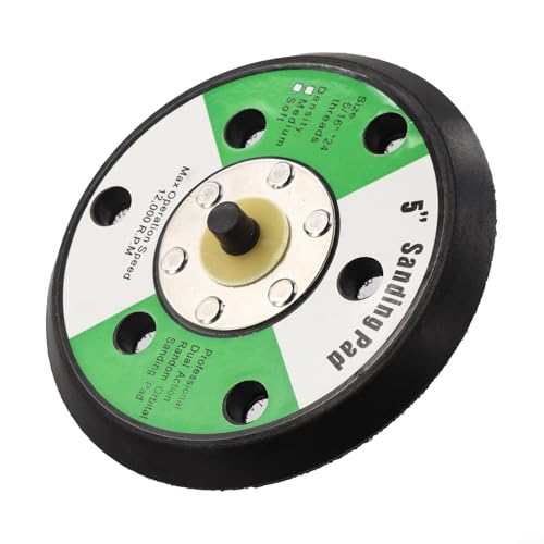 Almohadilla de lijado, 5 pulgadas, 125 mm, almohadilla de respaldo de 6 agujeros para lijadora de disco de esponja pulidora