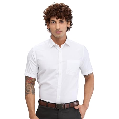 Image of Park Avenue Men's Plain Regular fit Formal Shirt