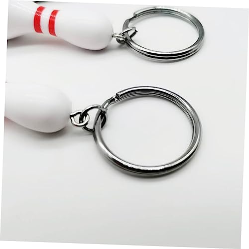 Porte-clés bowling élégants finitions soignées pour clés de voiture