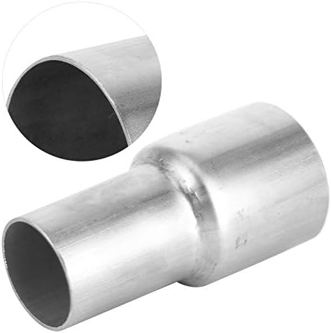 Exhaust Pipe Adapter, Universal Stainless Steel Exhaust Pipe Connector, 2in to 1.5in OD Tube Adapter Reducer Modified Part for Motorcycle, Cars