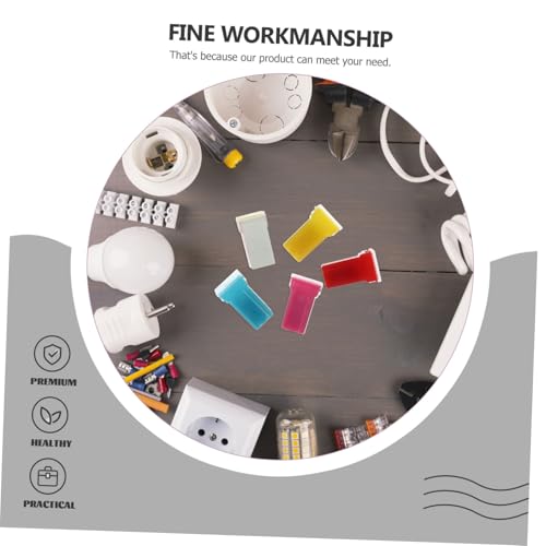 Kit de fusibles automotrices Cabilock, 12 piezas, con estuche organizador, compatible con autos, camiones, vehículos todo terreno y embarcaciones miniatura 6