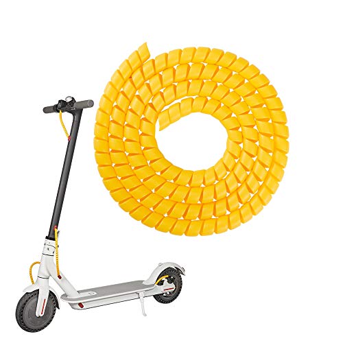 Atuka Scooter Spiraldraht für Xiaomi m365 / Pro Ninebot Scooter Ungiftige Bremsleitung Rohrzubehör Verschl Cover