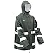 VUVEA Rain Suit For Men & Women Waterproof Heavy Duty Rain Gear Reflective Jacket & Bib Pants for Fishing Outdoor Work Raincoats