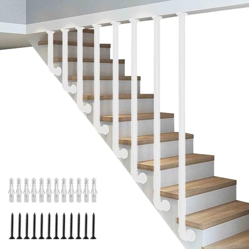 Pasamanos de escalera con montaje lateral y tornillos de sujeción