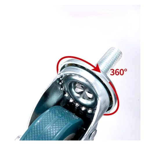 Roulette pivotante 75 mm eviter mal de dos deplacement meuble lourd - 6