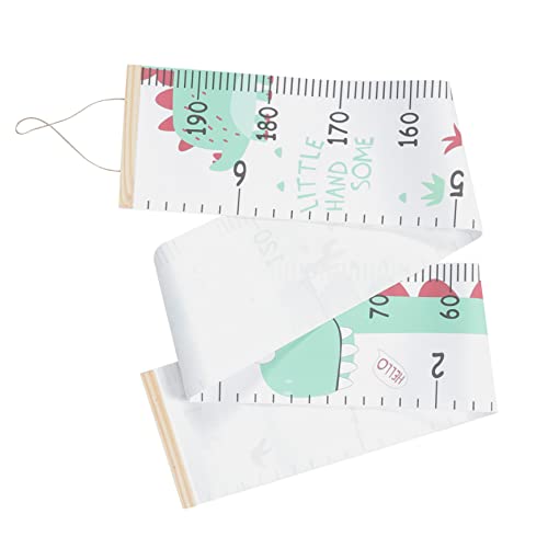 Sosoport Dinosaur Growth Height Chart Wall Hanging Creative Measuring Chart for Decor Fun Animal Design for Boys Easy to Install Remove for Playroom Nursery
