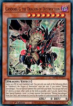 Gandora-G The Dragon of Destruction MP25-EN177 Ultra Rare Englisch Boosterfrisch 1. Auflage - 2025 Mega-Pack Tin - mit ReCollectibles-Versandschutz - für Yu-Gi-Oh!