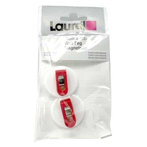 Laurel Halteclip selbstklebend 30mm VE=2 Stück rot