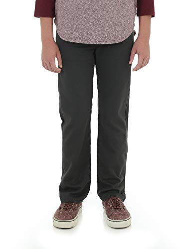 Wrangler Boy's Slim FIT Jeans with Active Flex Fabrics (Dark Gray, Size 5)