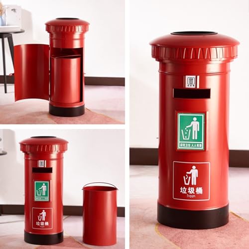 Metal Trash Can with Inner Bucket, Perfect for Indoor & Outdoor Use, Ideal for Dog Waste, Garden, Kitchen, Patio, Durable & Stylish Waste Bin