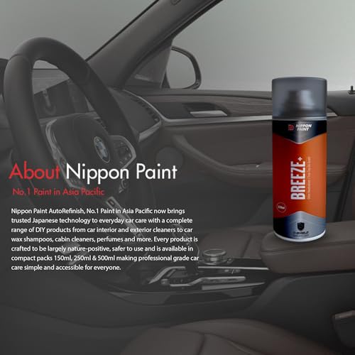 Image of Nippon Paint n-Shield Breeze+ One Time Use Car Air Freshener Spray 150ml | Automatic Cabin Odor Eliminator & AC Vent Freshener Vehicle Interior Deodorizer | Instant Odor Removal Long Lasting Freshness