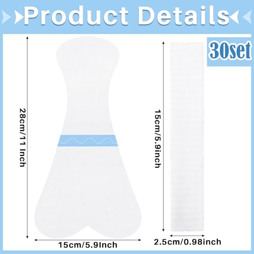 60 Pcs Tucking Tape Kit Include 30 Clear Tuck Yourself Tucking Tape and 30 Tubular Gauze Invisible T-tape for Trans Women, Transgender, Nb, Drag Queens, Crossdressing, Cosplayers2