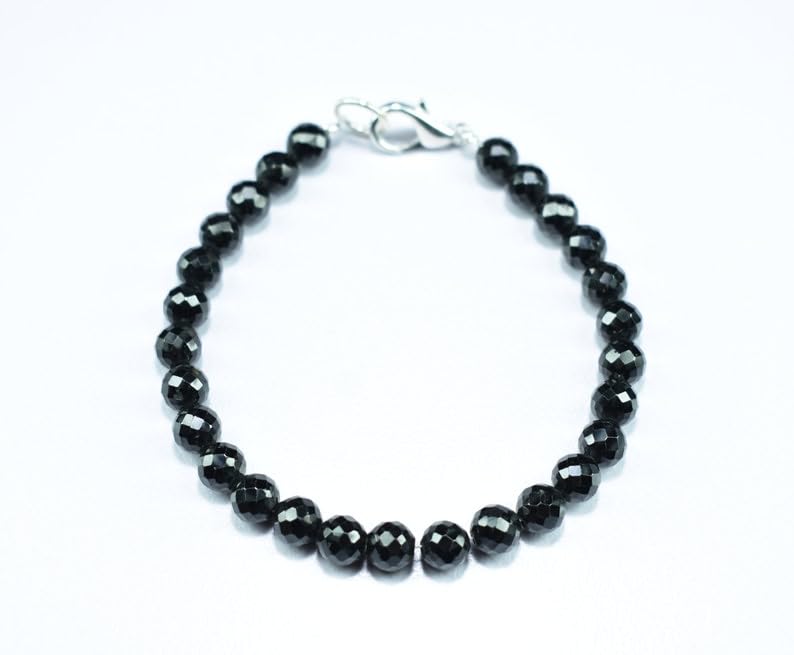 Bracelet en spinelle noire pour sublimer votre style quotidien et vos soirées chic - 2