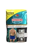 Fruit of the Loom Men's Short Leg Boxer Brief (Pack of 5)
