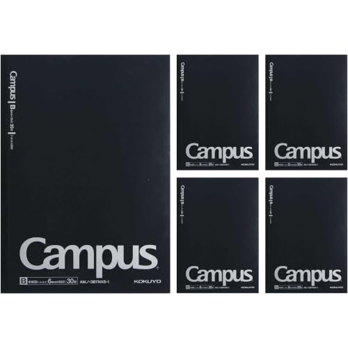 コクヨ キャンパスノート B5 ドット入り B罫 5冊パック