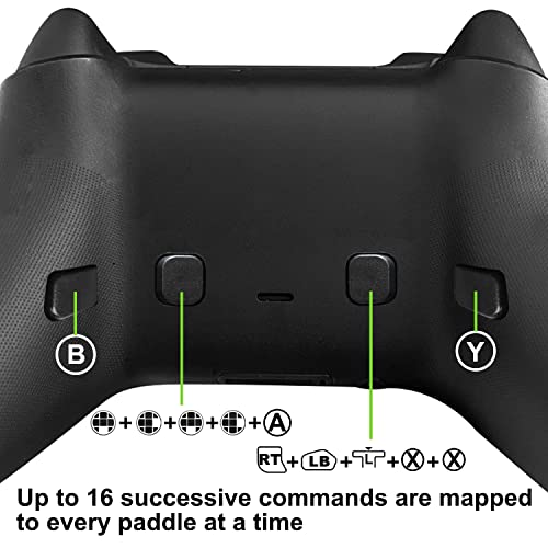 Wireless Performance Controller For Xbox One & Xbox Series X|S, Remappable Scuffed Paddles/Built-In Battery/Better Grip/Vibration Motors/3.5Mm Audio Jack Supported (Black) #TOP1