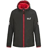 TEXAPORE Jack Wolfskin Kids Weatherproof Jacket 8 Jahre Schwarz