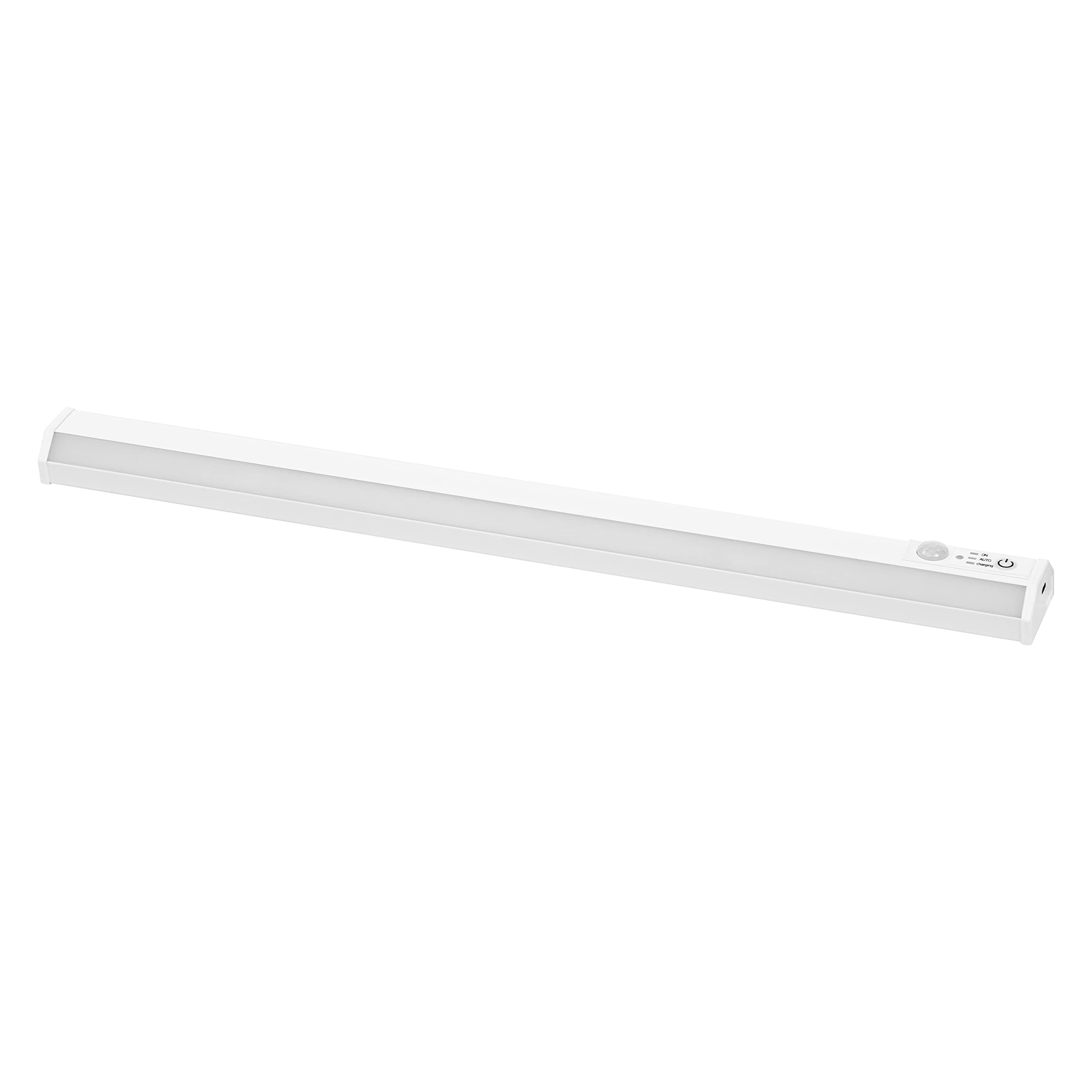 Ledvance White Led Under-Cabinet Luminaire, 1W, 70 Lumen, 4000K, 400 Mm, Linear Mobile With Motion Detector, Battery Operated, Rechargeable Via Usb Cable Connection, Flexible Mounting
