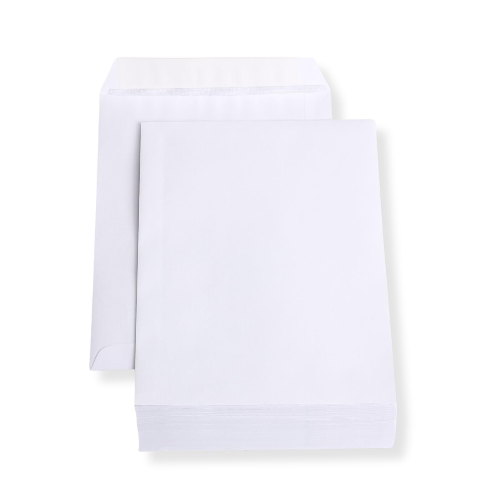 100 Stück C5 Versandtaschen Weiß, 229x162 Mm, Haftklebend, Ohne Fenster – Perfekt Für DIN A5 Dokumente & Briefe
