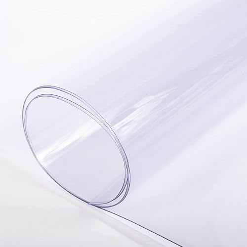 Farm Plastic Supply - Lámina de vinilo transparente - 15 mil - (4 pies 6 pulgadas x 200 pies) - Lámina de plástico de vinilo, lámina de vinilo