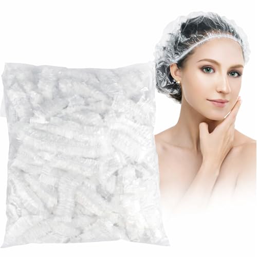 G2PLUS 100PCS Cuffie Doccia Cuffie Doccia Monouso Cuffie Capelli Cuffie Grande per Doccia Hotel Spa e Parrucchiere