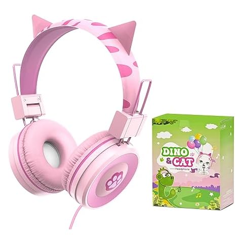 JYPS Écouteurs Enfants Oreilles de Chat Cover