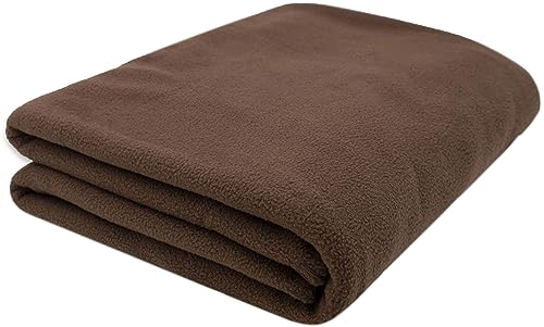 Zollner Manta Polar Para Sofá, 130x170 Cm, Suave Microfibra, Marrón Zollner Manta Polar Para Sofá, 130x170 Cm, Suave Microfibra, Marrón