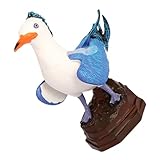 Construction robuste : la mouette décorative repose sur une base stable, ainsi sa stabilité et sa pose droite sur les surfaces planes, à l'intérieur comme à l'extérieur. décoration d'oiseaux marins, figurines d'oiseaux de plage pour la maison