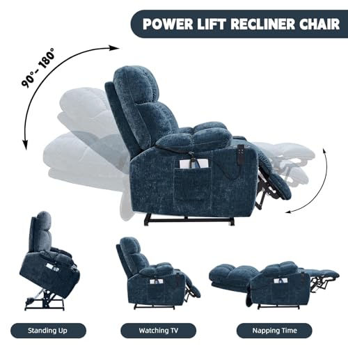 Sillón reclinable eléctrico con asiento antideslizante miniatura 4