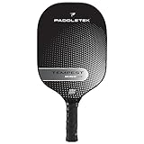 Paddletek Tempest Wave V3 Pickleball Paddle | Professional Pickleball Paddles with Polymer Honeycomb Core, ICED Carbon Fiber Surface, Tempest PolyCore & High Tack Performance Grip | USAPA Approved