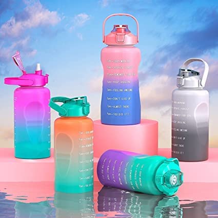 2 Liter Motivational Water Bottle With Time Markings - Tritan Plastic, BPA Free, Leakproof For Gym, Office, School - View #10