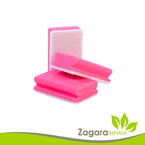 Confezione 20 Spugne Doppia Superficie Sagomate