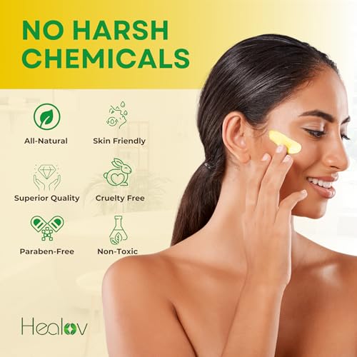 Sulfur Face Mask – All Natural Sulfur Facial Clay Mask – Glowing Skincare For Acne, Spots, Oily Skin – Sulfur Acne Cream Absorbs Excess Oil and Unclogs Pores – Kaolin Mask Treatment