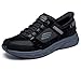 Produktbild Skechers Herren Oak Canyon Consistent Winne Hands Free Slip-in Wanderschuh, Black Leather/Textile/Synthetic/Charcoal Trim, 48.5 EU