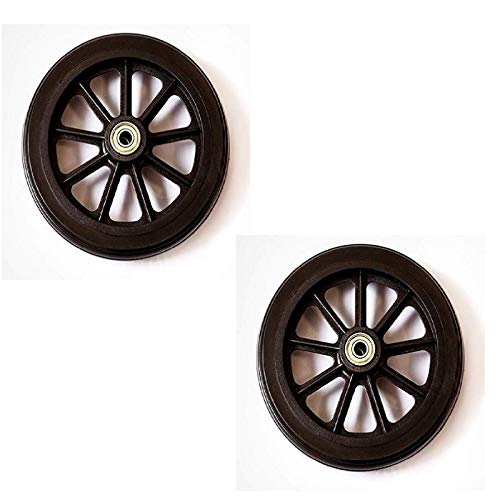 Eyl Medical Supplies Front And Rear 6” Rollator Replacement Wheel Assembly (2) #TOP1