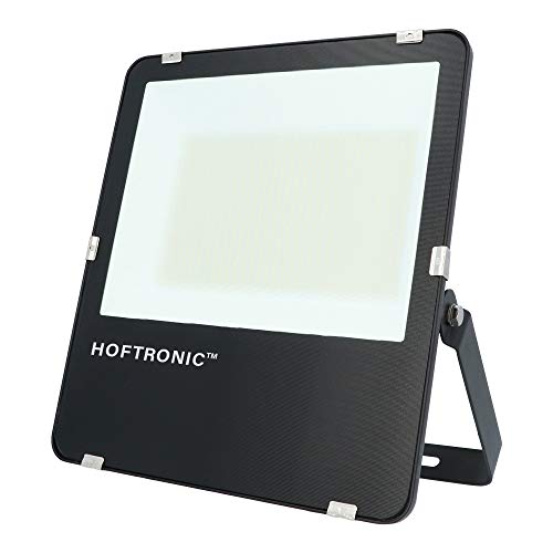 HOFTRONIC - LED Strahler Außen 150W 24000 Lumen 160lm/W 6400K Kaltweiß Flutlicht Außenleuchte Super Bright Fluter Außenstrahler IP65 Scheinwerfer 5 jahre Garantie