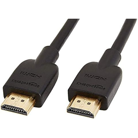 Amazon Basics - Hochgeschwindigkeitskabel, Ultra HD HDMI 2.0, unterstützt 3D-Formate, mit Audio Return Channel, 1,8 m Cover