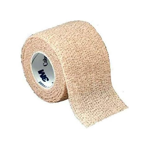3M COBAN ADHESIVE WRAP TAN 1" X 5 YD ROLL, SOLD EACH Cover