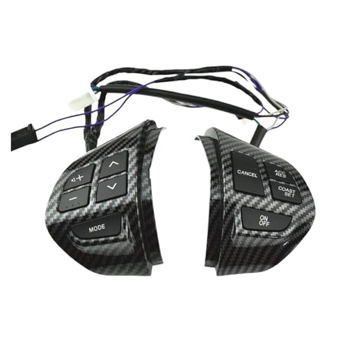 Boutons de volant pour Mitsubishi ASX finition carbone pour un habitacle moderne