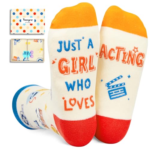 HAPPYPOP Acting Theater Gifts for Women - Broadway Musical Socks