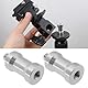 SG Store 4 Stück 1/4 Zoll Buchse auf 1/4 Zoll Stecker Konverter Gewindeschraube Adapter Zapfen Aluminiumlegierung für Studio Lichtstativ Blitzschuh Kaltschuhadapter
