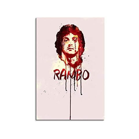 Paul Sinus Art Rambo 90x60cm Aquarell Art Wandbild Cover